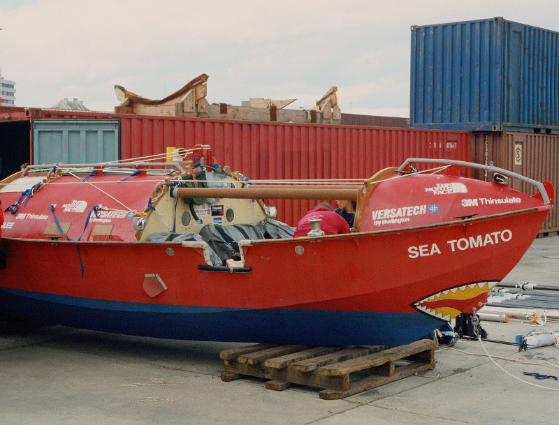 The Sea Tomato in Punta Arenas,Chile, January 1987.