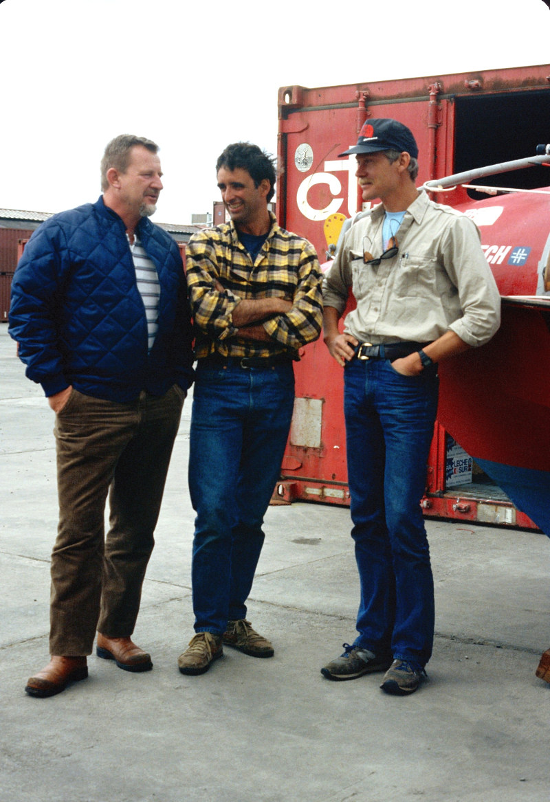 Ned Gillette and Mark Eichenberger Sea Tomato Launch